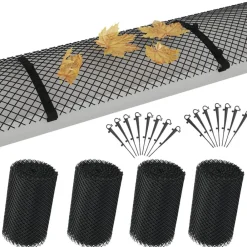 4-delig Gootgaas met klemmen 1,08 ㎡ HDPE>vidaXL Discount