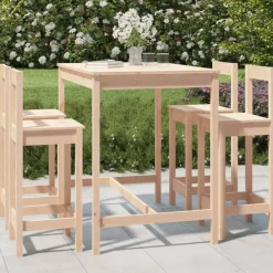5-delige Barset massief grenenhout>vidaXL Sale