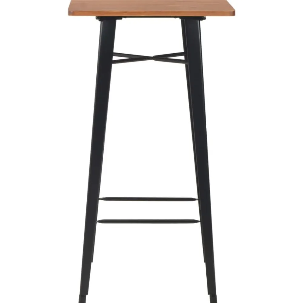 3-delige Barset staal bruin zwart>vidaXL New