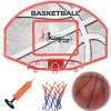 Sport & Spel*vidaXL 5-delige Basketbalset wandmontage 66x44,5 cm