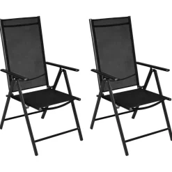3-delige Bistroset aluminium en textileen>vidaXL Discount