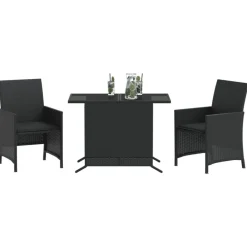 3-delige Bistroset met kussens poly rattan><noscript><img width=