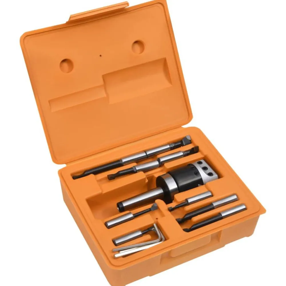 15-delige Boorgereedschapsset met MT2-F1-12 boorkop 50 mm>vidaXL Clearance