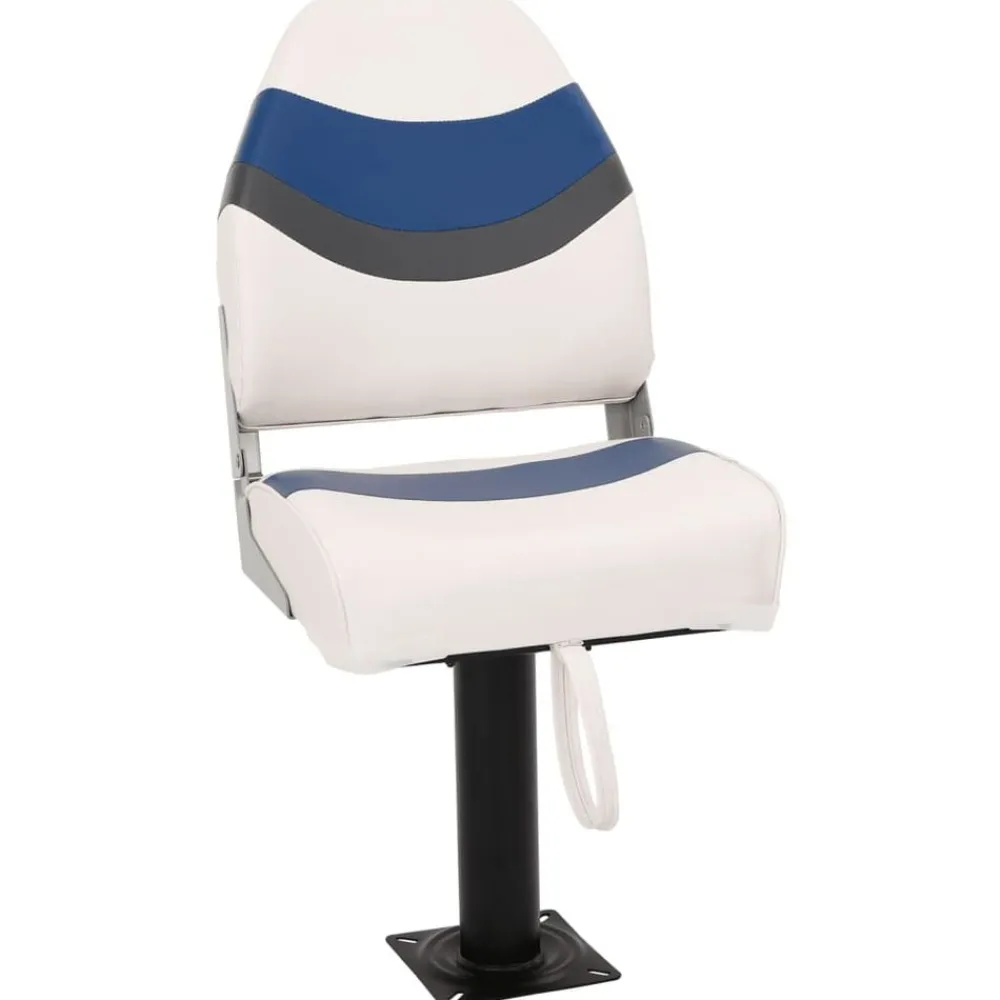 2-delige Bootstoelenset met hoge rugleuning inklapbaar>vidaXL New