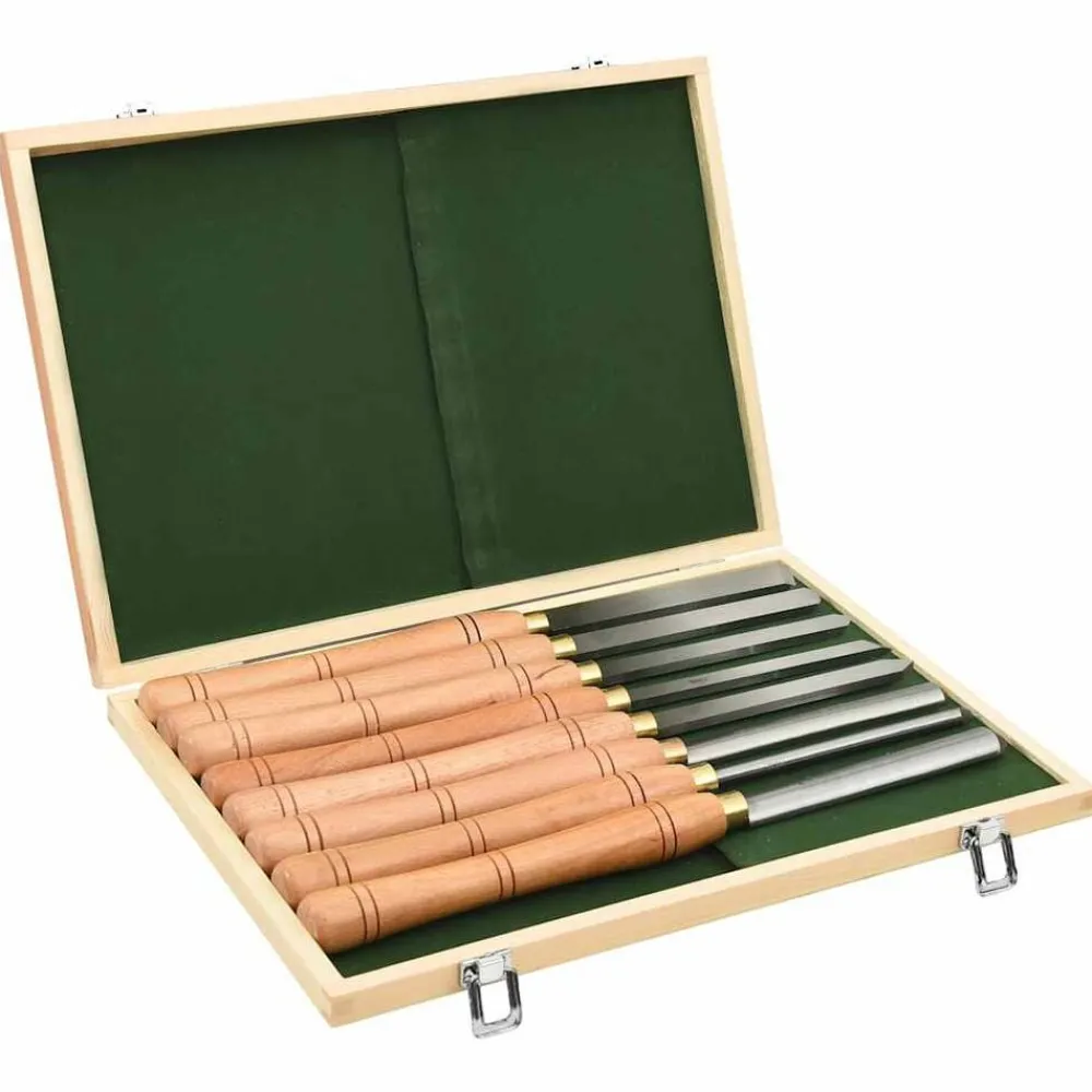 8-delige draaigereedschapsset HSS>vidaXL Discount