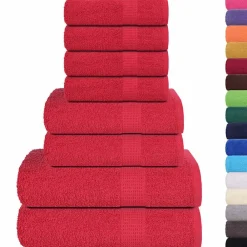 8-delige Handdoekenset FROGN 360 g/m²>vidaXL Online