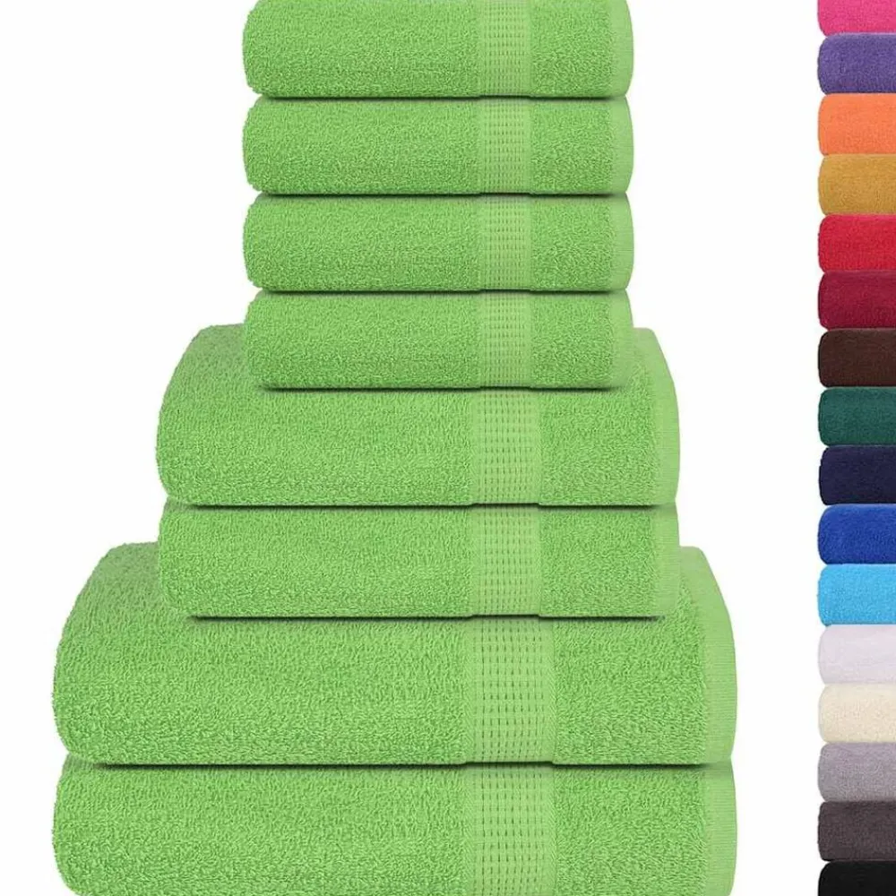 8-delige Handdoekenset FROGN 360 g/m²>vidaXL New