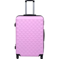 Bagage & Tassen*vidaXL 3-delige Harde kofferset ABS Roze