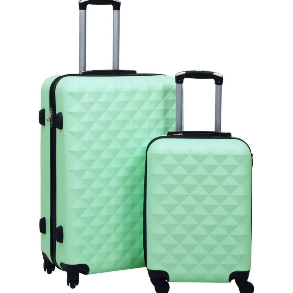 2-delige Harde kofferset ABS mintkleurig>vidaXL Clearance