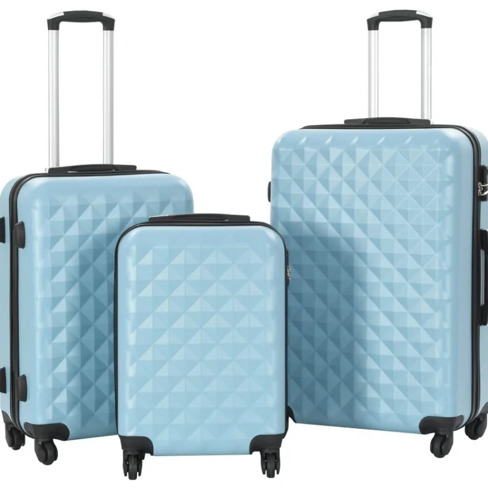 Bagage & Tassen*vidaXL 3-delige Harde kofferset ABS Blauw