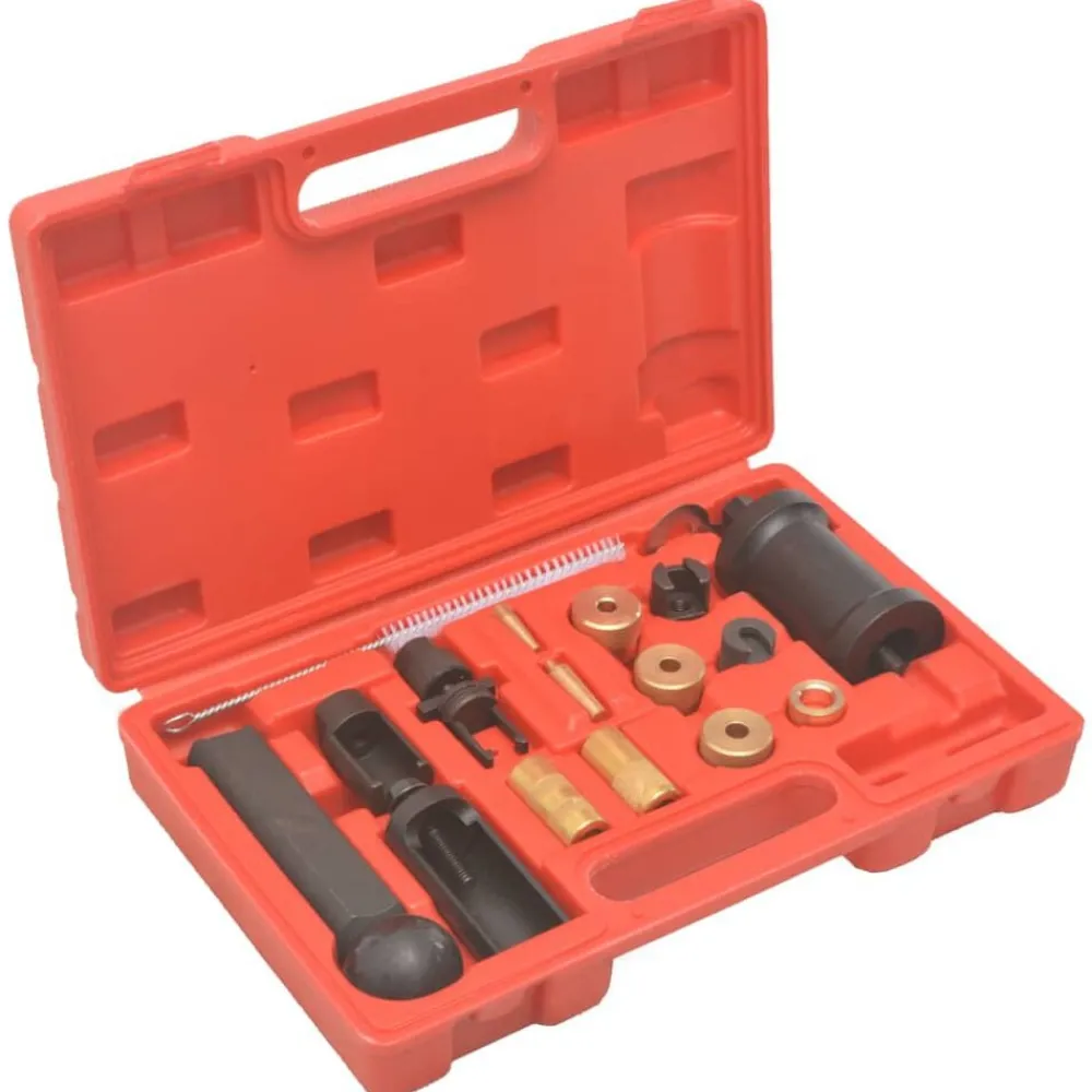 Garageuitrusting & Gereedschap*vidaXL 18-delige Injector verwijder- en installatieset voor VAG VW