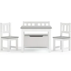 3-delige Kindertafel- en stoelenset MDF><noscript><img width=