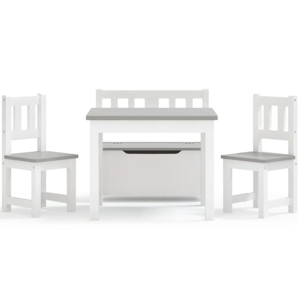 3-delige Kindertafel- en stoelenset MDF>vidaXL