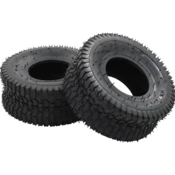 4-delige Kruiwagenband- en binnenbandset 15x6.00-6 4PR rubber>vidaXL New