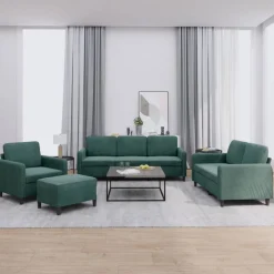 4-delige Loungeset fluweel>vidaXL Clearance