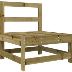 Tuinmeubelen*vidaXL 4-delige Loungeset geïmpregneerd grenenhout Geïmpregneerd grenenhout