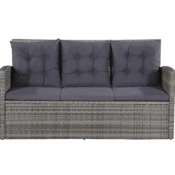 6-delige Loungeset met kussens poly rattan><noscript><img width=