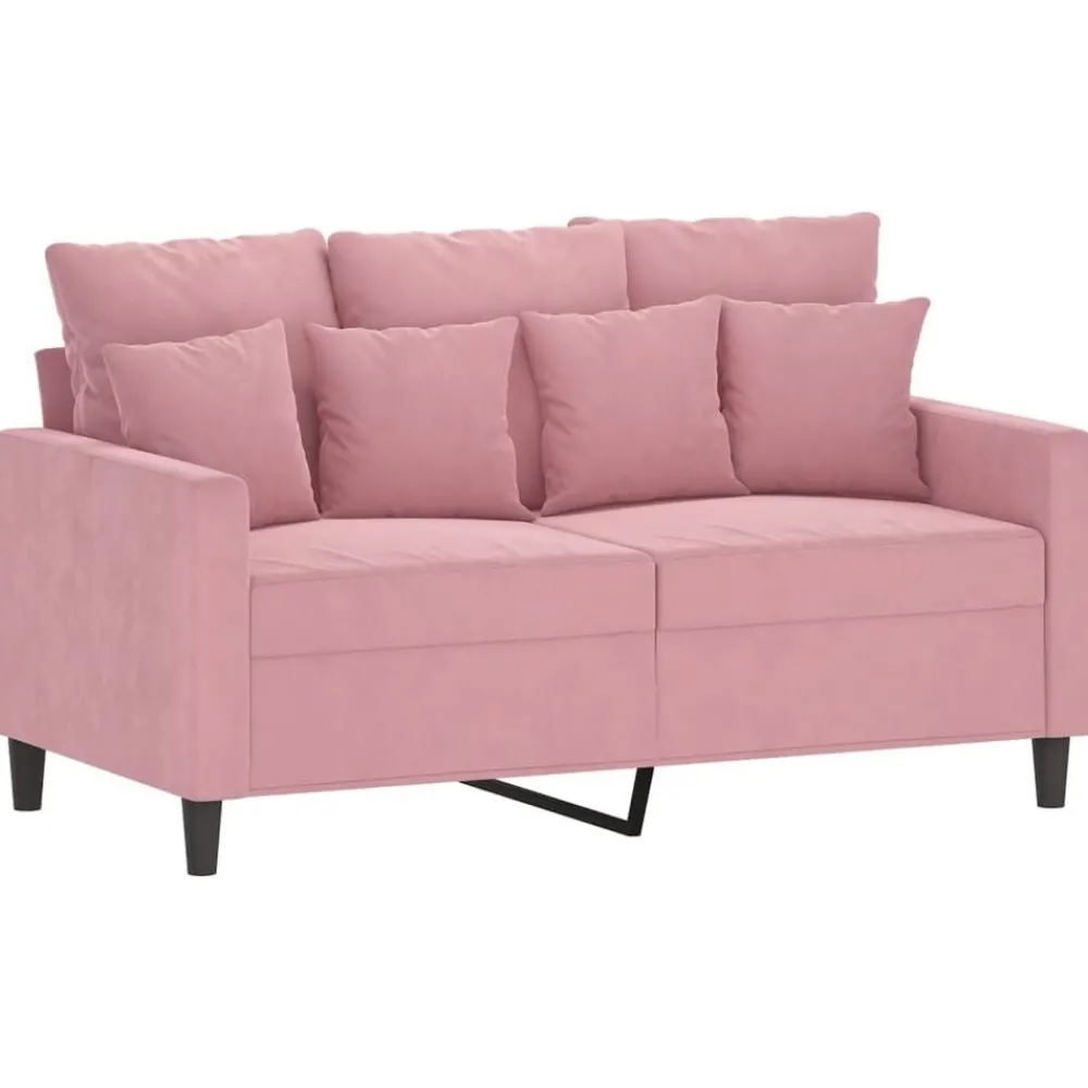 2-delige Loungeset met kussens fluweel>vidaXL Clearance