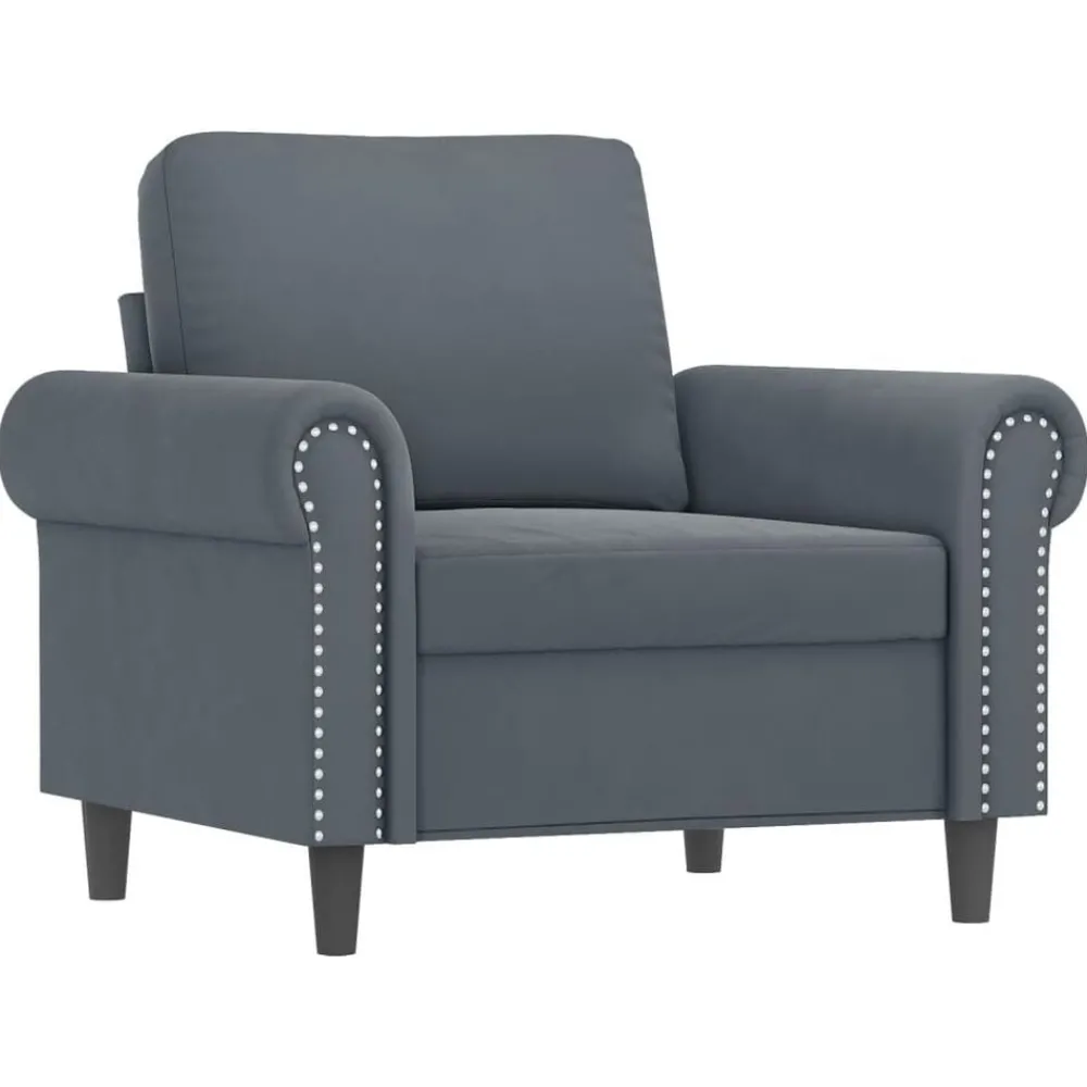 4-delige Loungeset met kussens fluweel>vidaXL Clearance