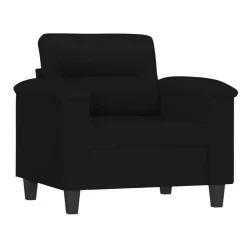 4-delige Loungeset met kussens microvezelstof><noscript><img width=