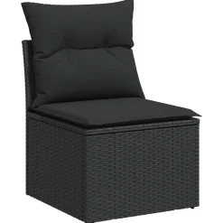 4-delige Loungeset met kussens poly rattan><noscript><img width=