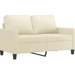 3-delige Loungeset met kussens kunstleer crème><noscript><img width=