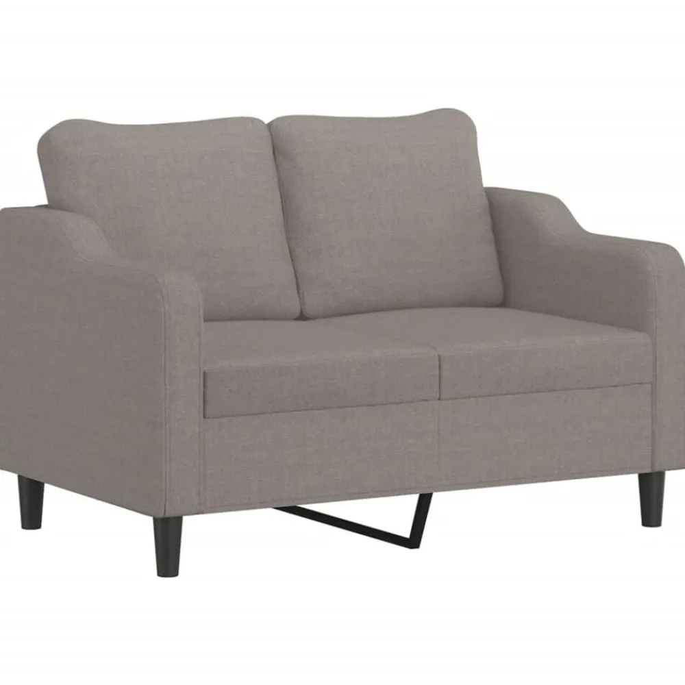 2-delige Loungeset met kussens stof>vidaXL Sale