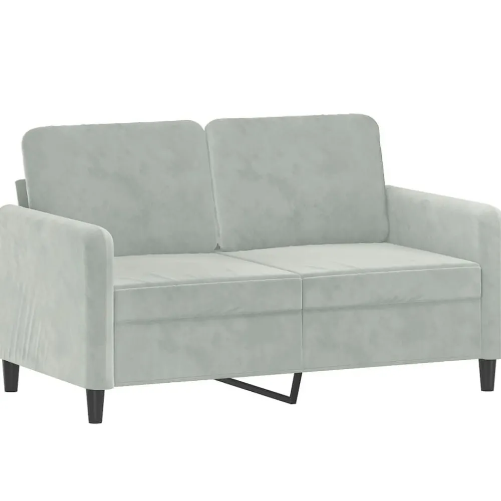 3-delige Loungeset met kussens fluweel>vidaXL New