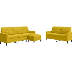 3-delige Loungeset met kussens fluweel>vidaXL Sale