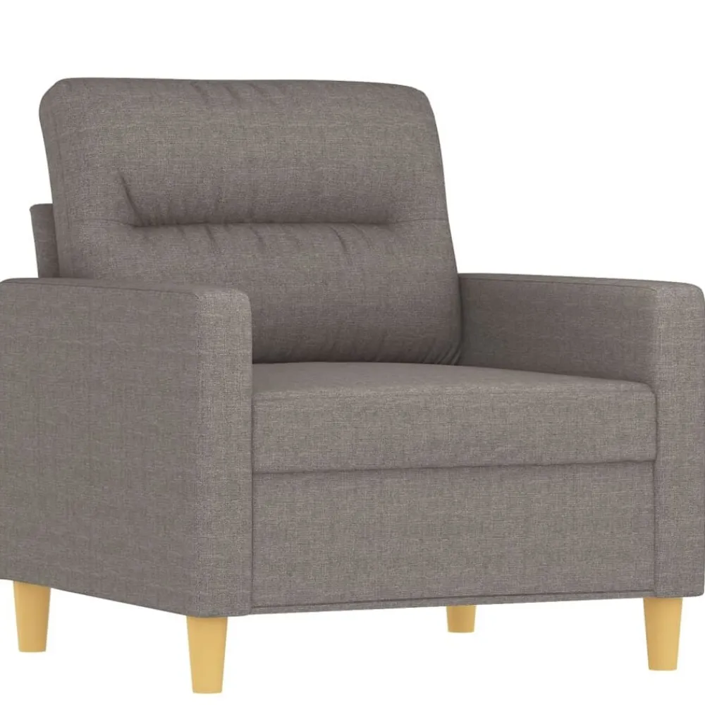 4-delige Loungeset met kussens stof>vidaXL New
