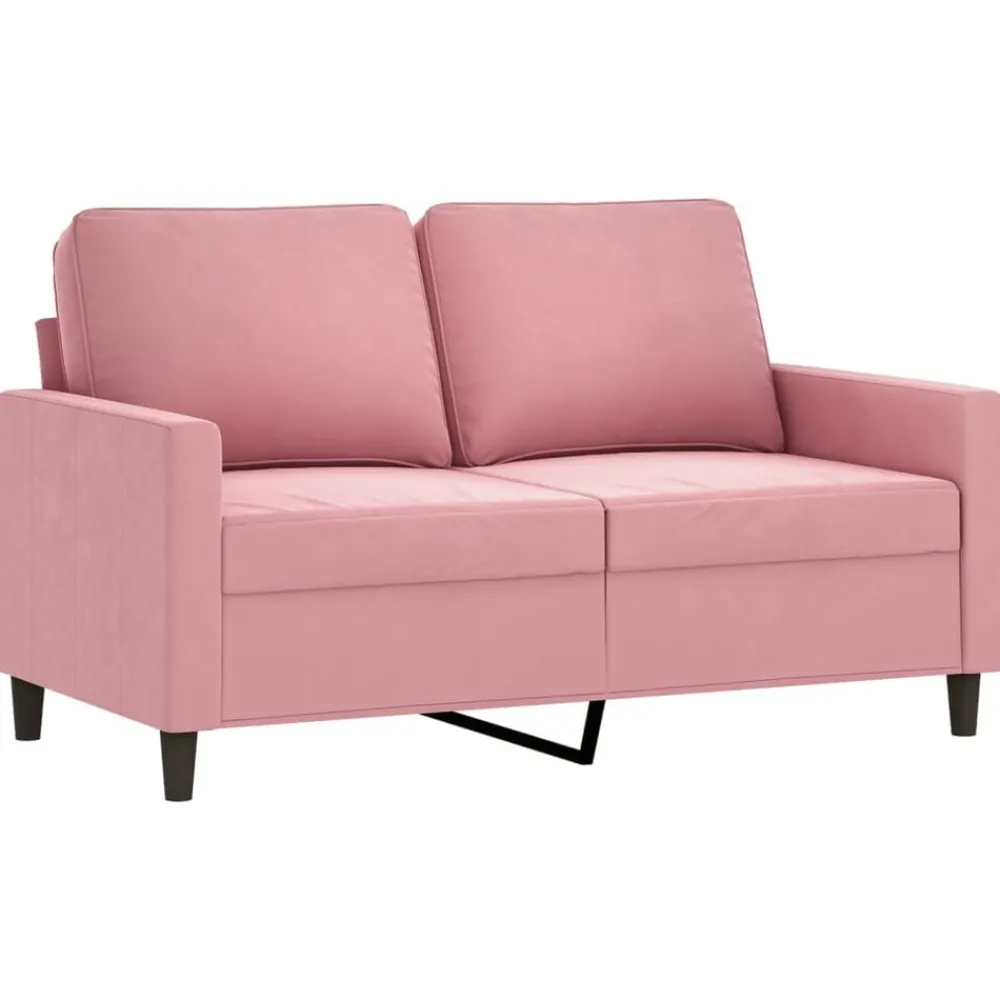 2-delige Loungeset met kussens fluweel>vidaXL New
