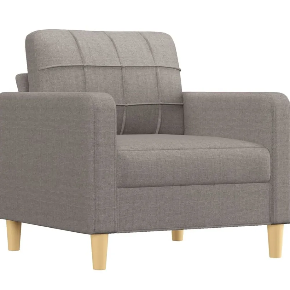 3-delige Loungeset met kussens stof>vidaXL Best