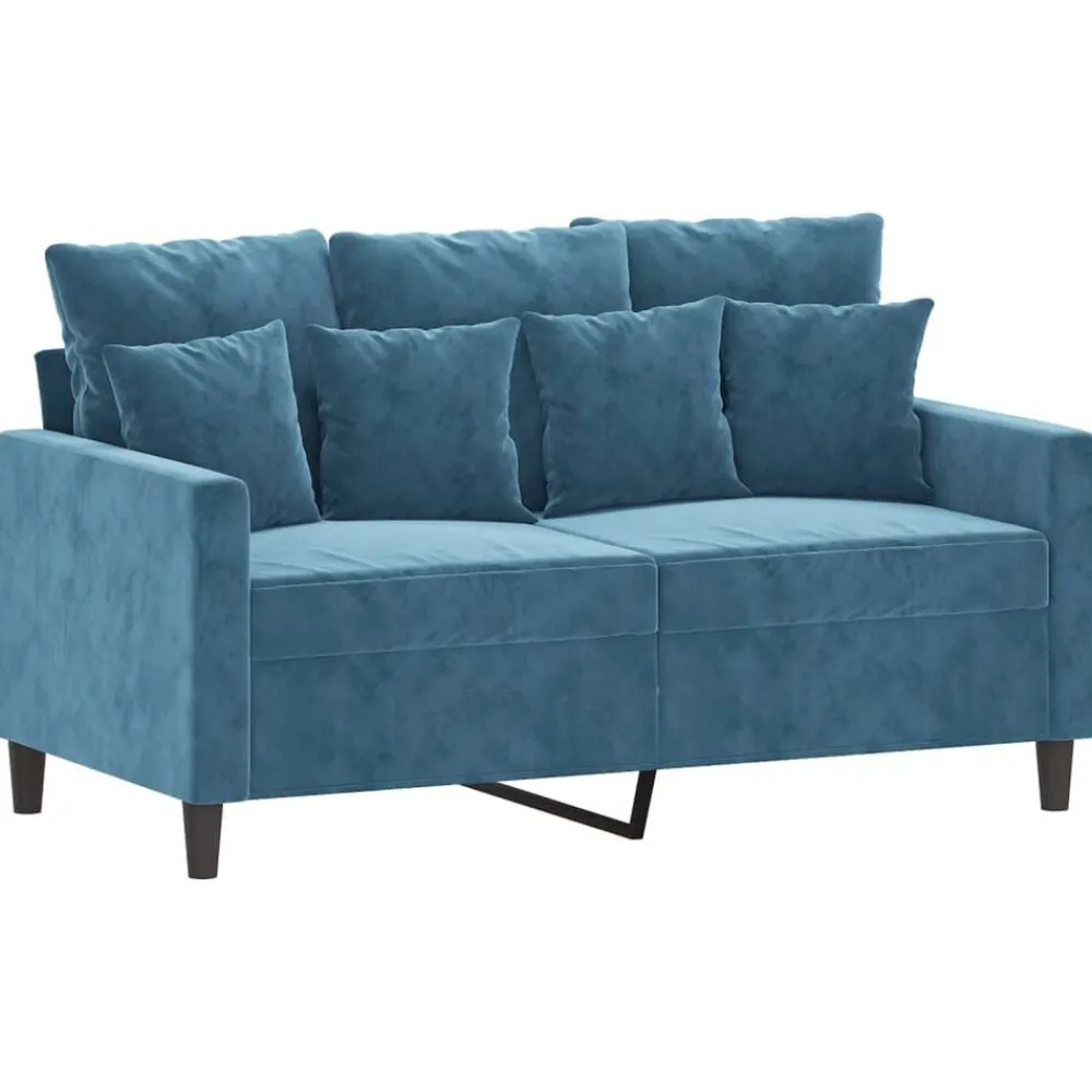 2-delige Loungeset met kussens fluweel>vidaXL Outlet