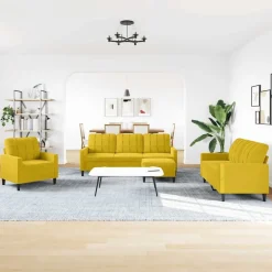 4-delige Loungeset met kussens fluweel><noscript><img width=