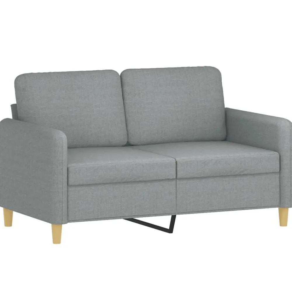 2-delige Loungeset met kussens stof>vidaXL Best