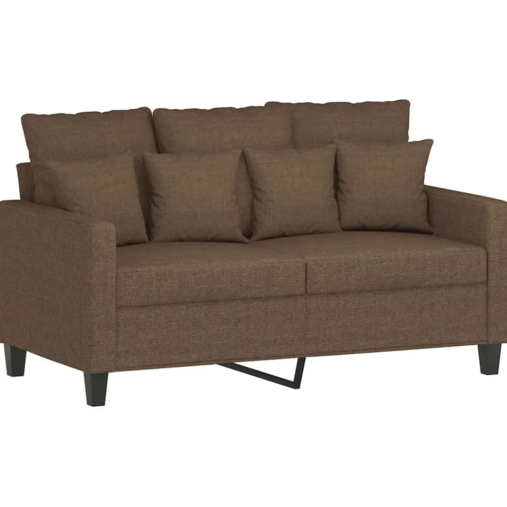 2-delige Loungeset met kussens stof>vidaXL Best