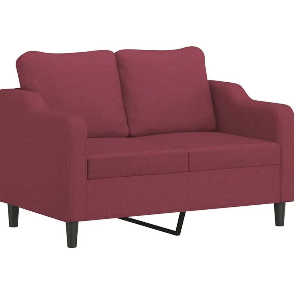 2-delige Loungeset met kussens stof>vidaXL New