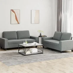 2-delige Loungeset stof>vidaXL New