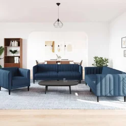 3-delige Loungeset stof><noscript><img width=