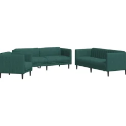 3-delige Loungeset stof>vidaXL Discount