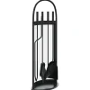 Houtkachel- & Haardaccessoires*vidaXL 5-delige openhaardgereedschapset 23x15x66 cm staal