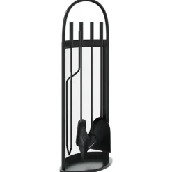 Houtkachel- & Haardaccessoires*vidaXL 5-delige openhaardgereedschapset 23x15x66 cm staal