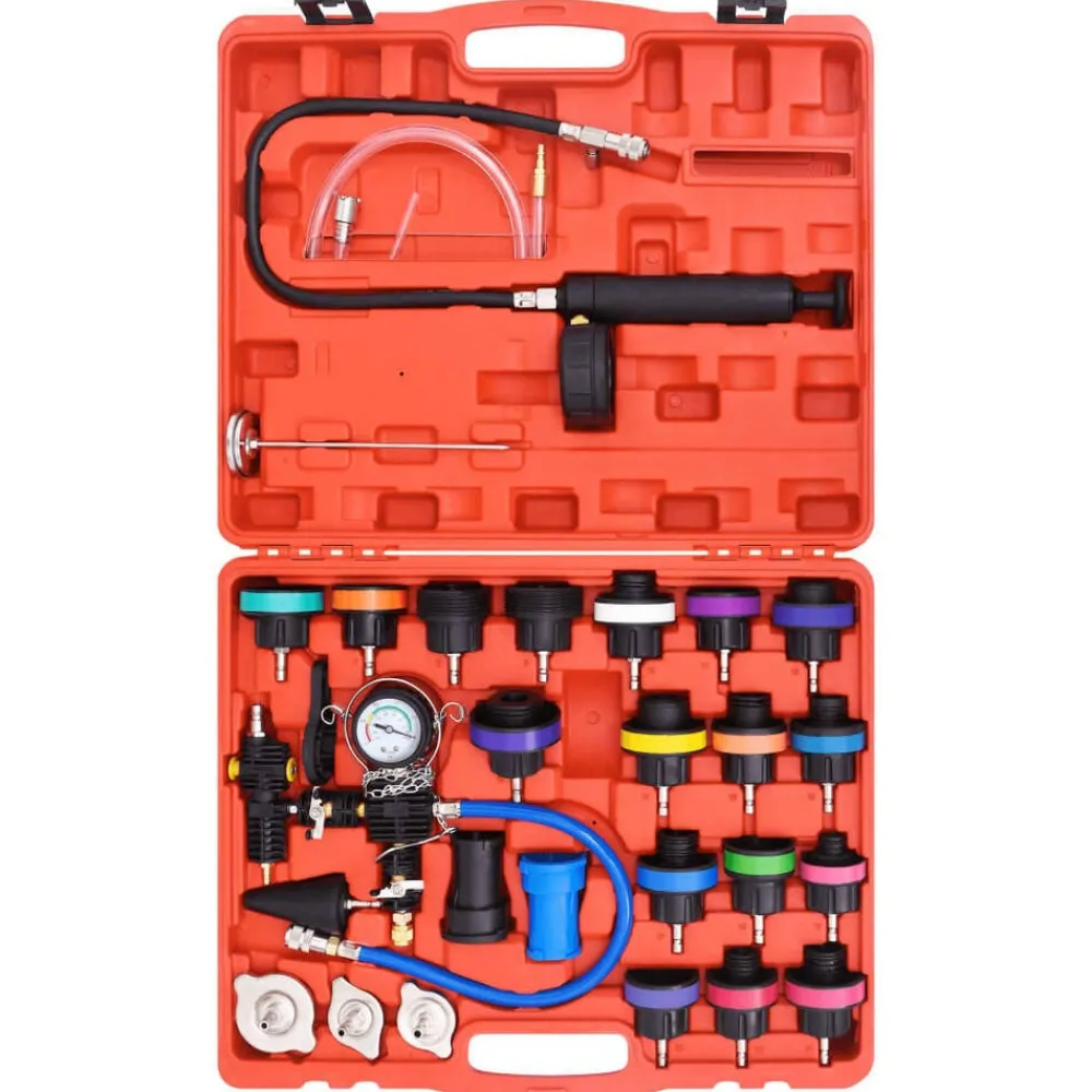 Garageuitrusting & Gereedschap*vidaXL 28-delige Radiatordruktesterset