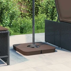 4-delige Set parasolvoeten voor kruisvoet parasol 100 kg PP>vidaXL Online