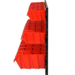 26-delige Sorteersysteemset 77x39 cm polypropeen rood en zwart><noscript><img width=
