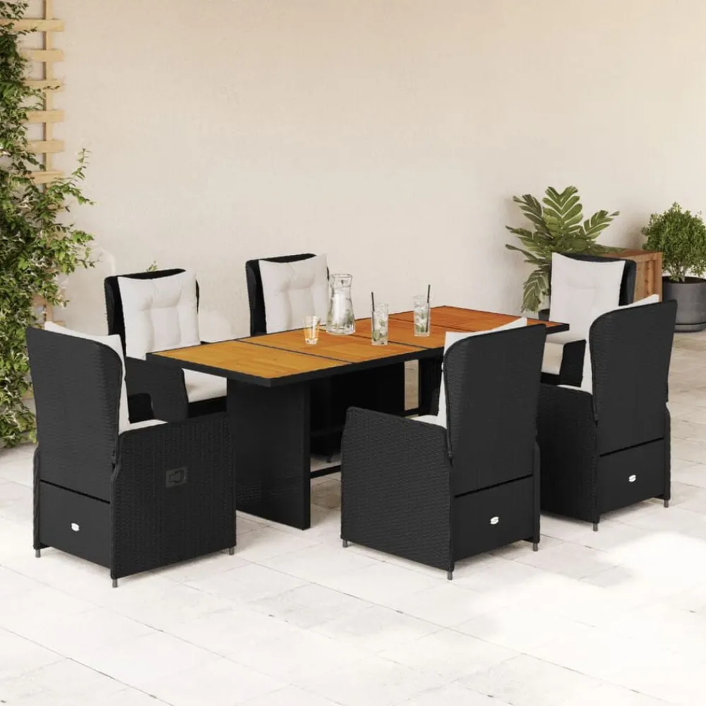 7-delige Tuinset met kussens poly rattan>vidaXL Sale