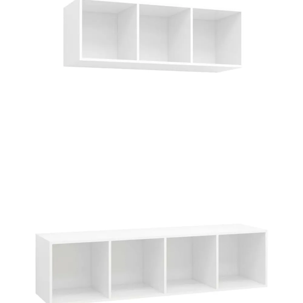 2-delige Tv-meubelset spaanplaat>vidaXL Clearance