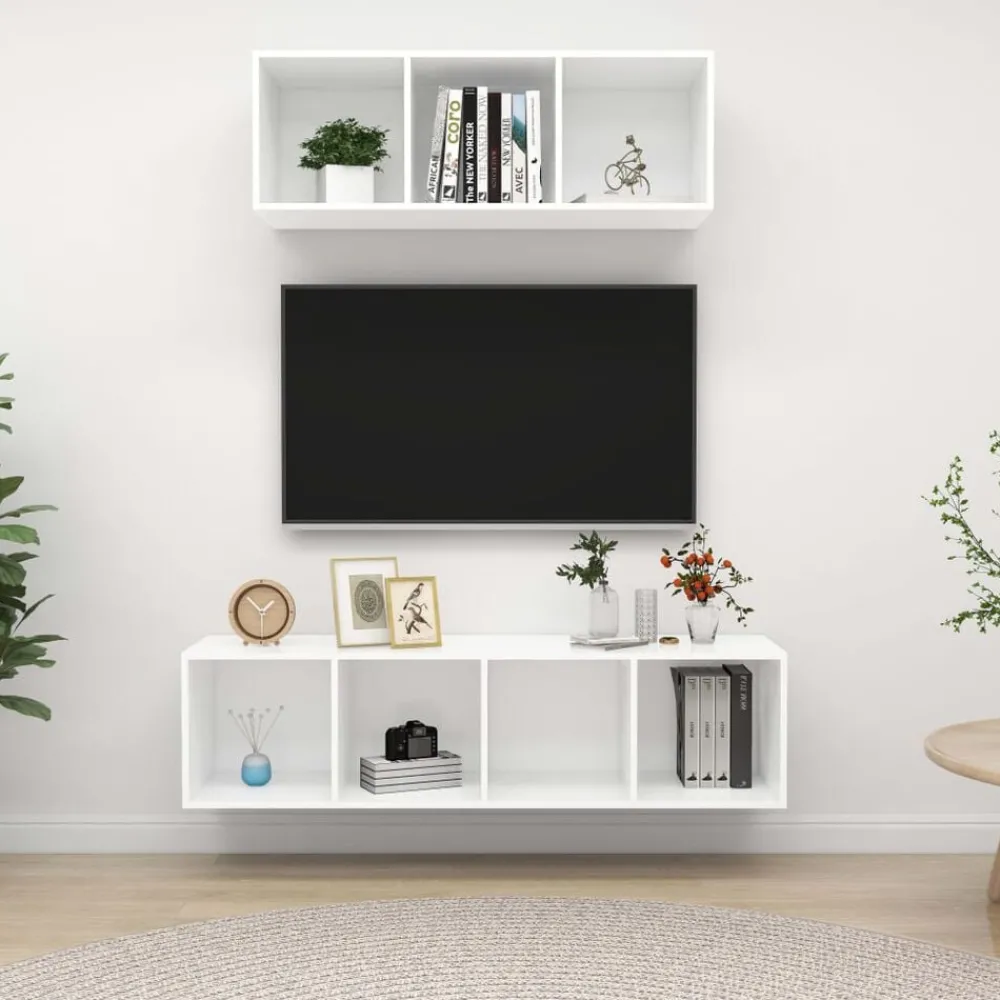 2-delige Tv-meubelset spaanplaat>vidaXL Clearance