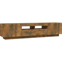 2-delige Tv-meubelset met LED bewerkt hout kleurig>vidaXL New
