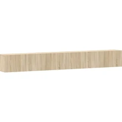 3-delige Tv-meubelset bewerkt hout kleurig>vidaXL Clearance